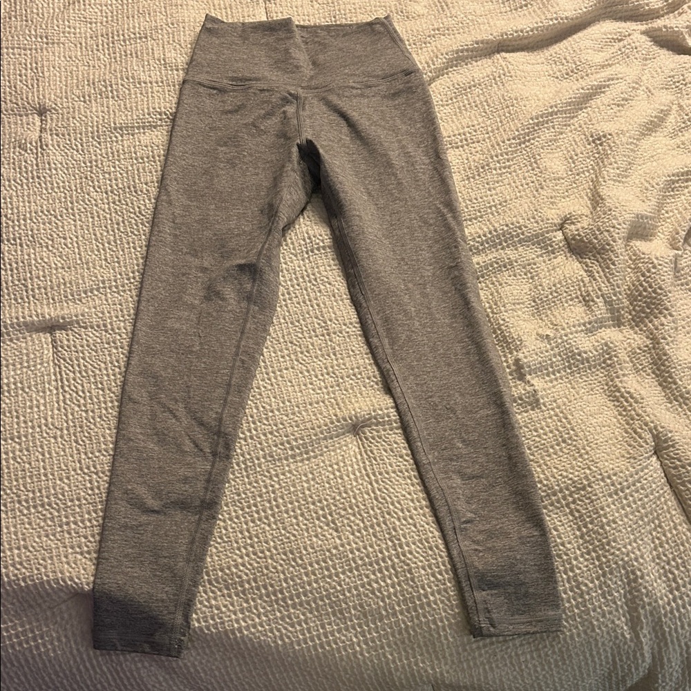 Women's Gray High-Waisted Leggings